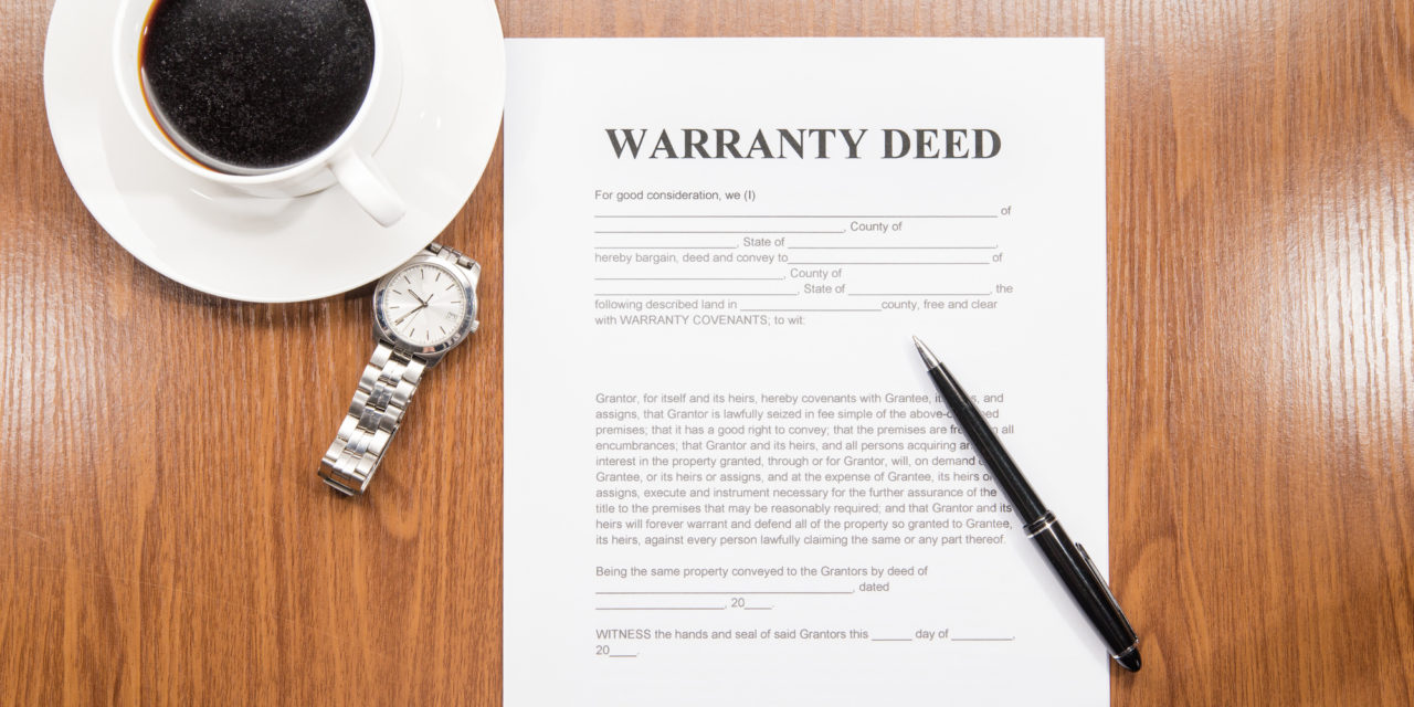 Caveat the ... What\u0027s a Between Deed Warranty Difference Emptor: