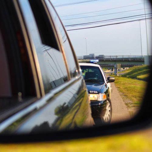 pulled-over pulled over by cop for dui or dwi