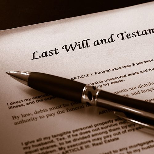 Last will and testament, probate administration law